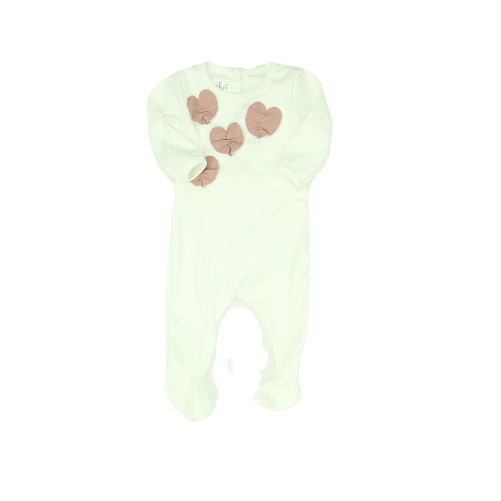 Hanna Kay Girls White | Hearts Long Sleeve Outfit size: 3 Months